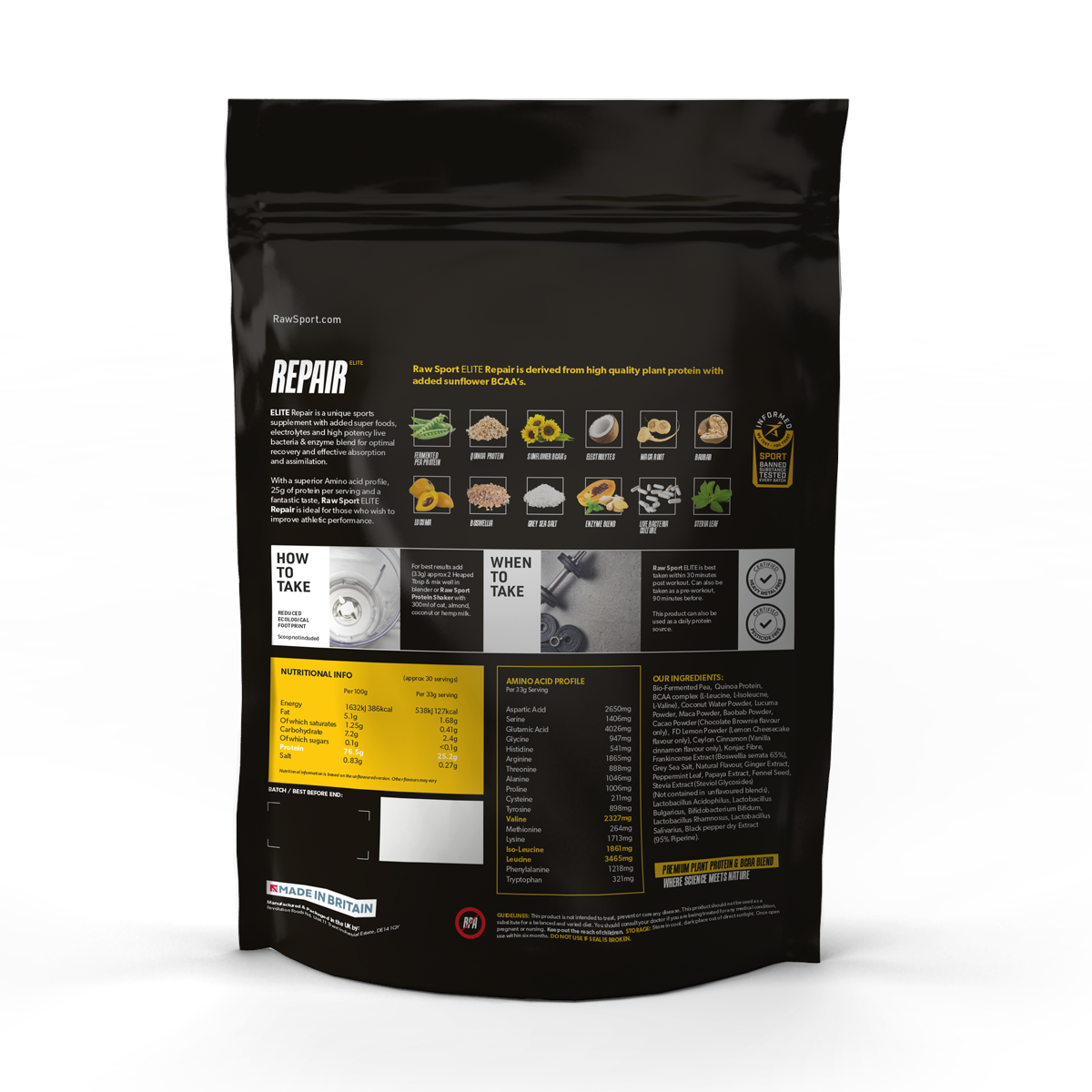 Elite Repair Protein Powder