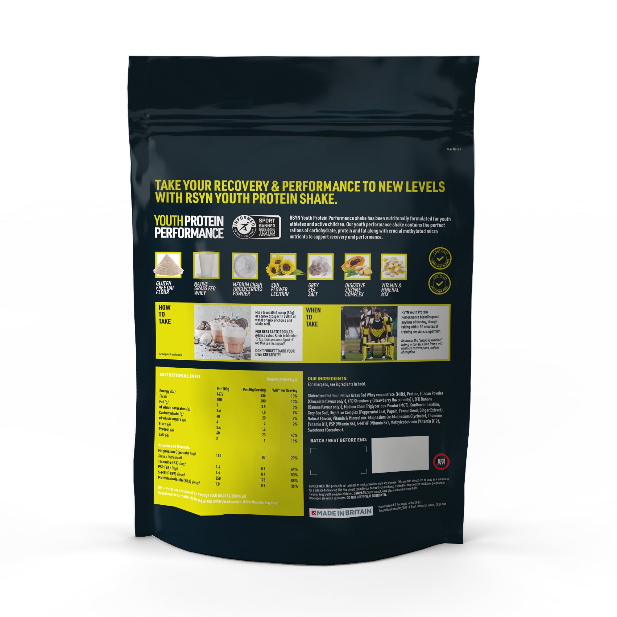 Youth Performance Whey Protein | RSYN