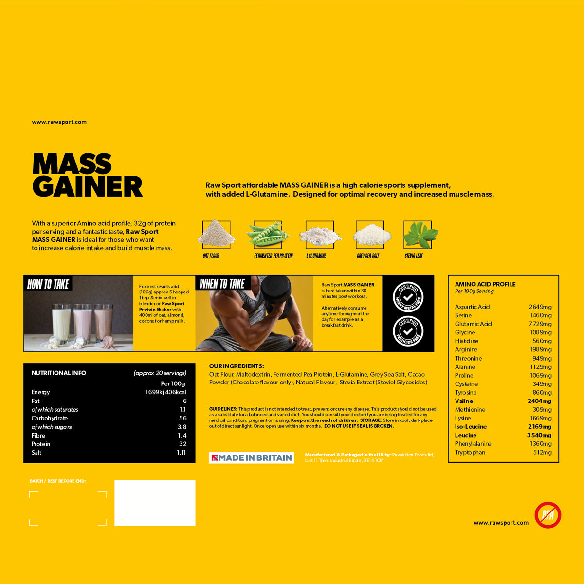 Mass Gainer | Plant Based Vegan